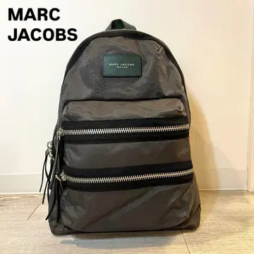 [ MARC JACOBS ] 나일론 바이커 라지 백팩 / 그레이