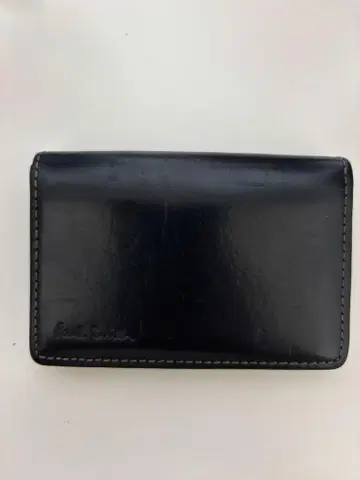 폴 스미스 블랙 가죽 명함 지갑