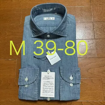 M 39-80 인디고 염색 와이셔츠 정장 셀렉트