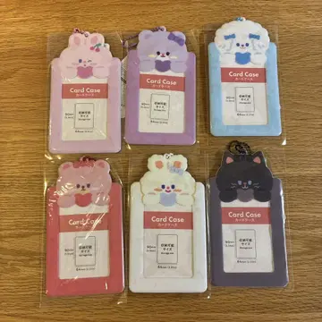 카드 케이스 트레이딩 카드 케이스 동물 6점 세트 팬 활동용