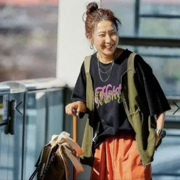 니코앤드 미사요 쟝 베스트 카키
