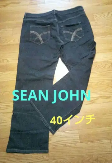 [ SEAN JOHN ] [ 블랙 ] 힙합 스타일 데님