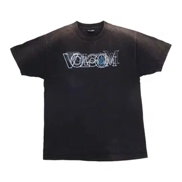 vintage Volcom 구형 택 볼컴 로고 프린트 티셔츠 L