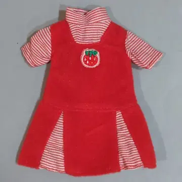 타카라 22cm 인형용 의상 딸기 원피스