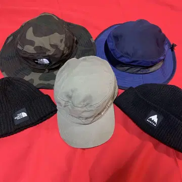 THENORTHFACE 버킷햇 니트 모자 외 브랜드 5종 세트