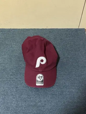 47 Brand Phillies 야구 모자 버건디