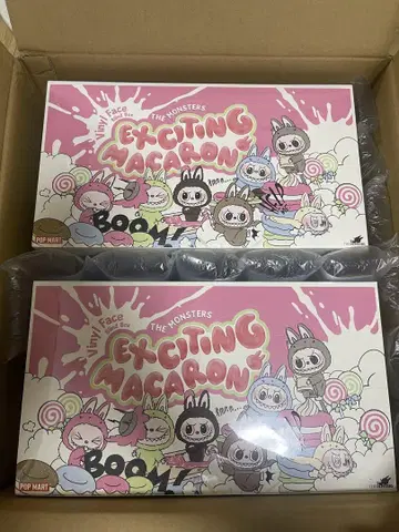 POPMART LABUBU 마카롱 인형 2박스 세트