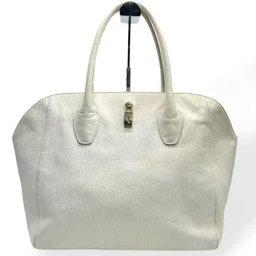 새상품급 FURLA 훌라 토트백 숄더 가죽 아이보리계 참