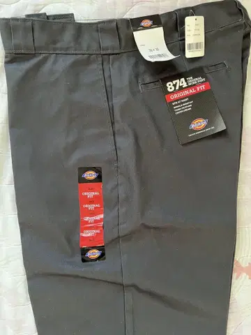 Dickies 874 워크 팬츠 새상품 차콜 그레이 택 포함