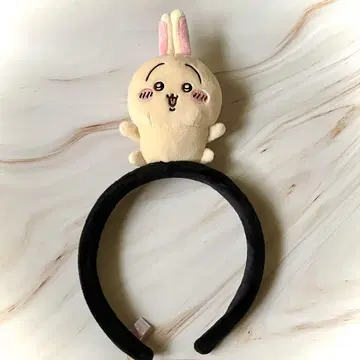[미사용 새상품] 치이카와 파크 봉제 인형 머리띠 토끼