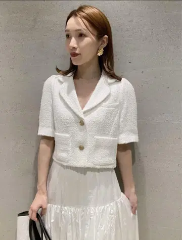 SNIDEL 반소매 변형 재킷