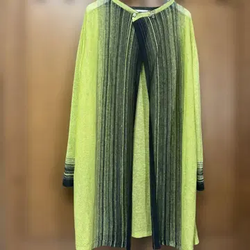 히로코 코시노 마 시스루 장소매 롱 카디건