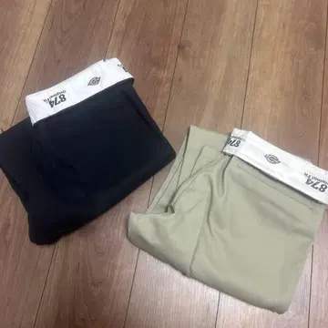 2개 세트 11111엔 Dickies874 블랙 베이지