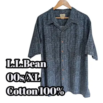 2000년대 L.L.Bean 오픈 칼라 셔츠 100% 면