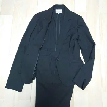 에마제임스 워셔블 수트 셋업 비즈니스 세레모니 새상품급 블랙