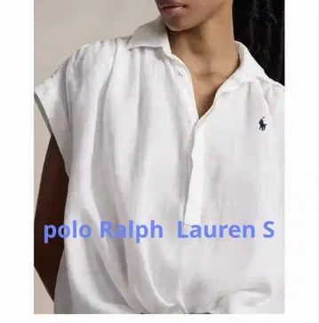 POLO 폴로 랄프로렌 린넨 프렌치 셔츠 블라우스 린넨 S
