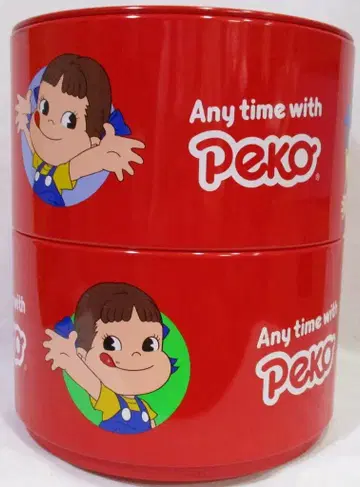 후지야 페코짱 2단 스틸 캔