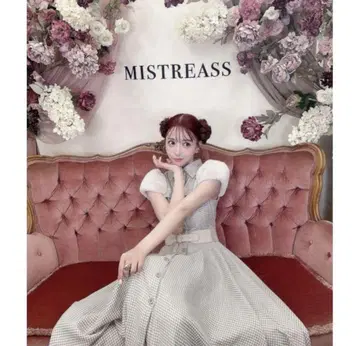 MISTREASS 하운드투스 체크 원피스