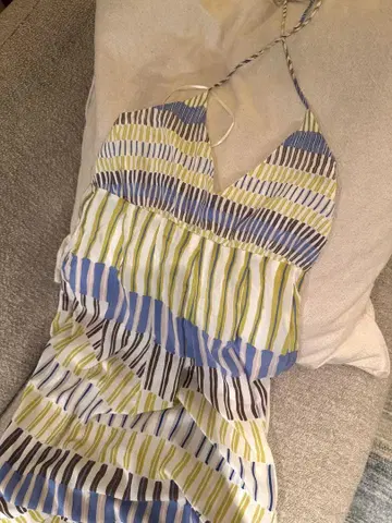 MassimoDutti 롱 원피스 홀터넥 S/M