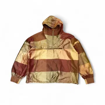 NICENESS 25SS BUCKLER SILK CHECK ANORAK