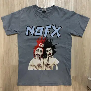 후카세 착용 NOFX Pump Up the Valuum 티셔츠