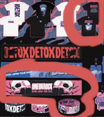 ONE OK ROCK 2025 DETOX 3종 세트!
