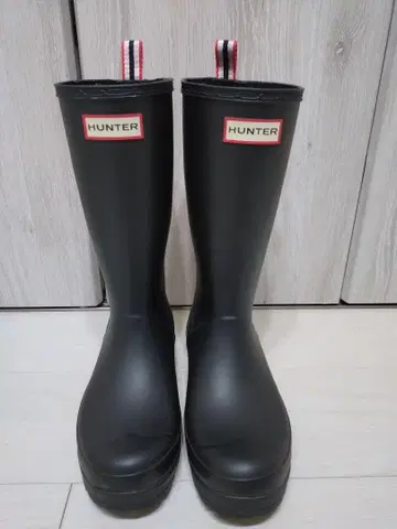 HUNTER 블랙 롱 부츠