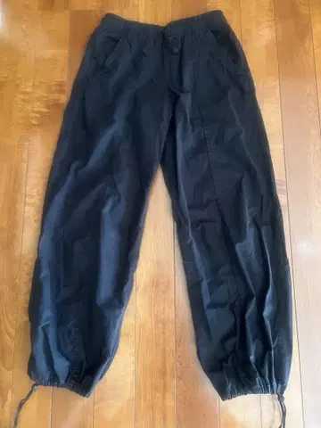 ZARA 여성용 패러슈트 팬츠 블랙