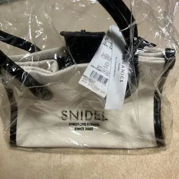 SNIDEL 캔버스 핸드백