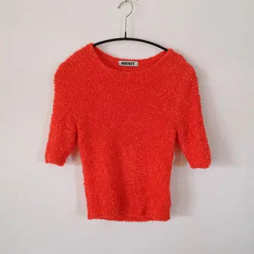 NKNIT 드라이 샤기 미니 티셔츠