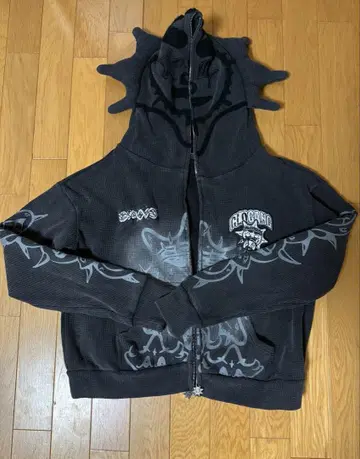 Glo gang 풀 집업 후드티 glogang 씰 포함