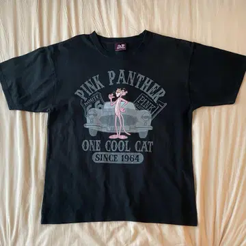 ( USED ) PINK PANTHER 티셔츠 블랙 3L [ 166 ]