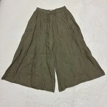 Fleurire 풀리르 가우초 팬츠 와이드 팬츠 린넨 100%