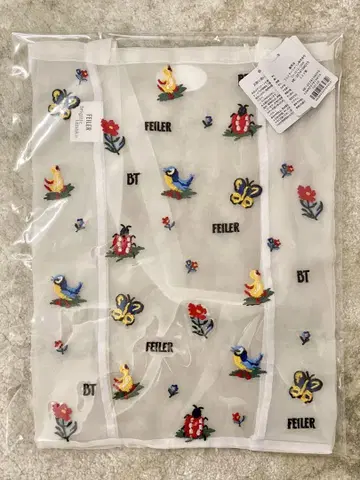 FEILER 페이러 브리지트 타나카 자수 토트백