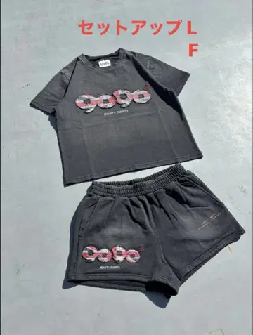 90 OG 로고 영국 마이크로 쇼츠 x 티셔츠 L