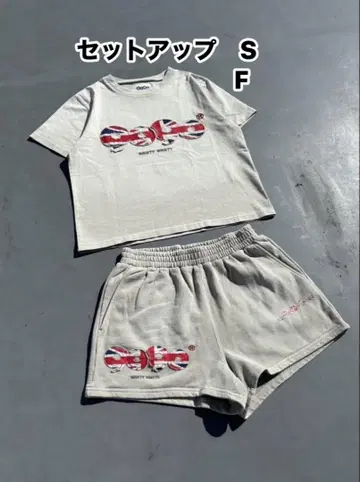 90 OG LoGo British Micro Shorts x Tee S