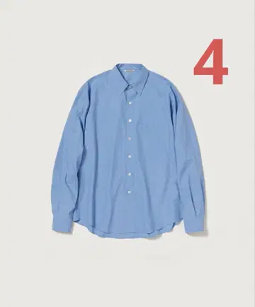 auralee 25ss WASHED FINX TWILL BIG SHIRT