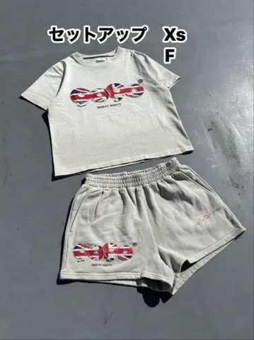 90 OG LoGo British Micro Shorts x Tee Xs