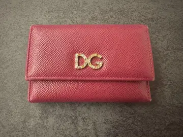 돌체&가바나 DG 로고 금장 장식 반지갑 D&G