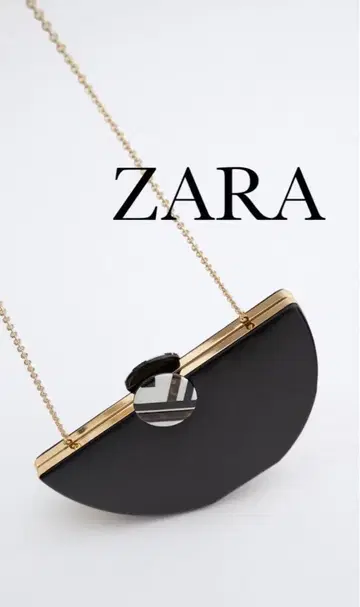 ZARA 블랙 미노디에르 숄더백 블랙 새상품 택 포함