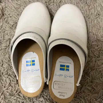 본가죽 스웨덴산 크로그 샌들 36 댄스코