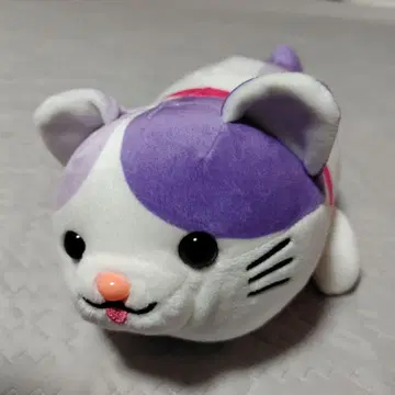 아시카가 플라워 파크 한정판  보라색 고양이 인형