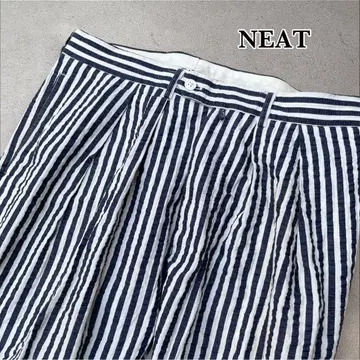 NEAT Seersucker Striped Taperd Pants