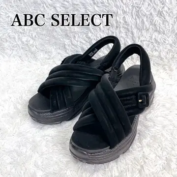 ABC SELECT 크로스 스트랩 샌들 블랙 S 사이즈 완판템 이번 시즌