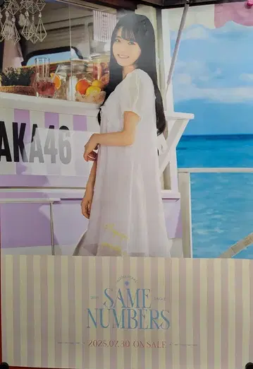 노기자카46 같은 번호 세토구치 코츠키 특별 제작 B2 솔로 포스터