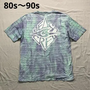 80s~90s 올드 서프 타이다이 염색 티셔츠 싱글 스티치