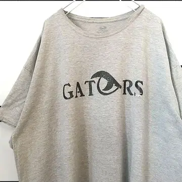 프루트 오브 더 룸 게이터스 빅 사이즈 티셔츠 그레이 2XL 중고품