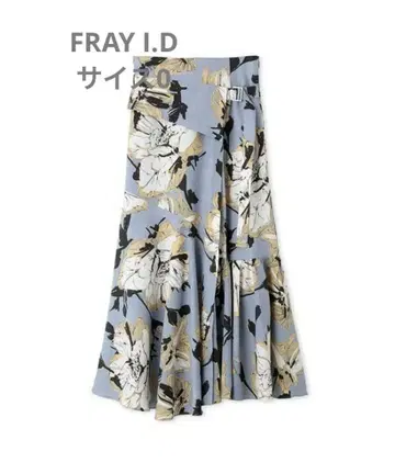 FRAY I.D 프레이아이디 플라워 프린트 캉캉 스커트