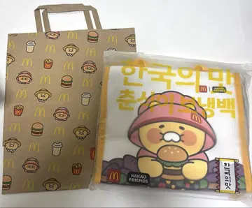 한국 맥도날드 춘식 보냉백 쿨러백 카카오프렌즈
