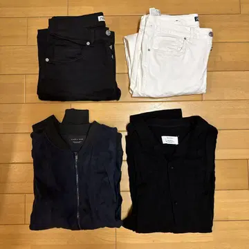 Bershka ZARA 상의 청바지 4점 세트
